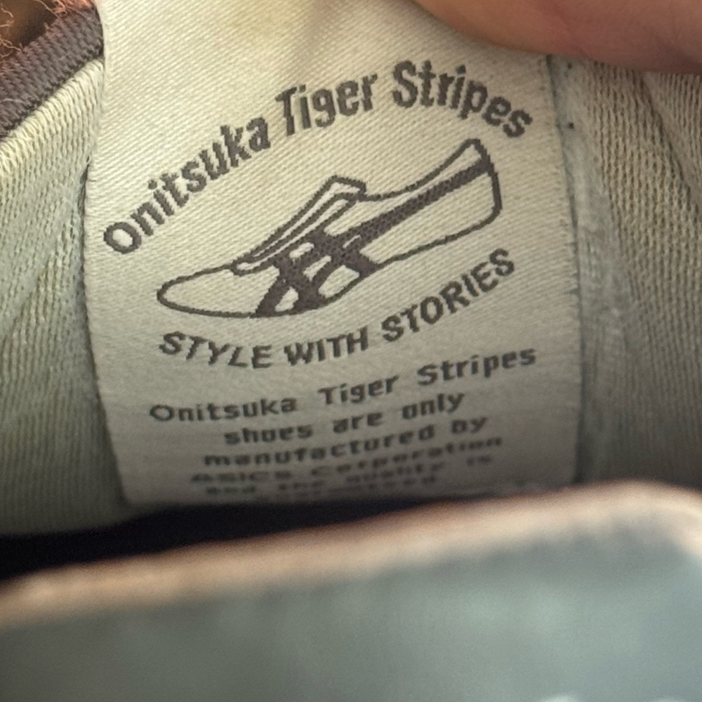 Onitsuka Tiger Serrano by Asics Brown and Gray Sneakers Men’s Size 9.5 - Picture 7 of 7